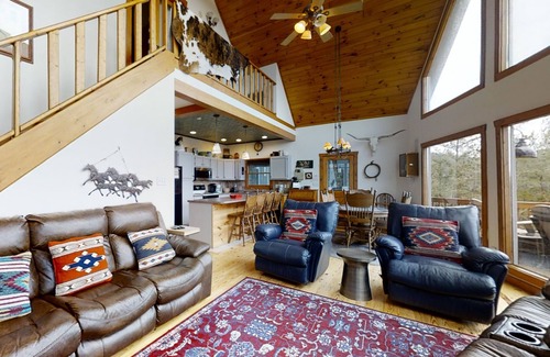 Townsend Cabin | Horsin Around Tennessee: Free Attraction Tickets, Hot Tub, Game Room & Mountain Views