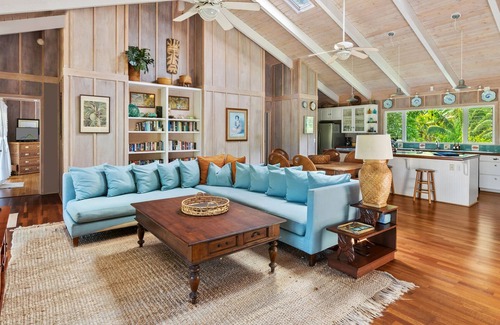 Kilauea House | Hosted By Parrish Kauai: Noho Kai at Anini Beach - Classic Hawaiian Beach Cottag