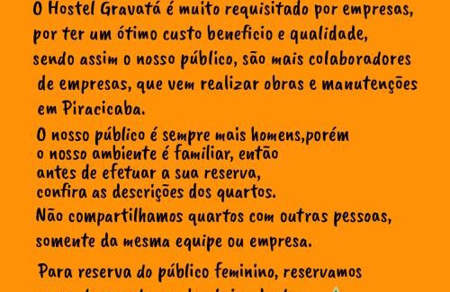 Piracicaba Hostel | Hostel Gravatá