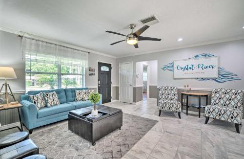 Crystal River House | Hot Tub and Game Room Crystal River Retreat!