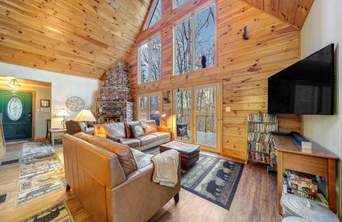 Berkeley Springs House | Hot Tub Fireplace Fire Pit Game Room & More