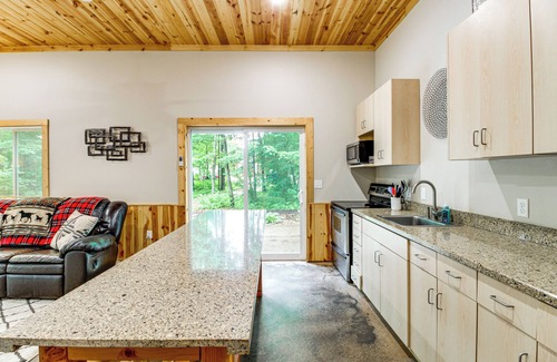 Ossipee House | Hot Tub & Game Room: Lakefront Merrifield Retreat!