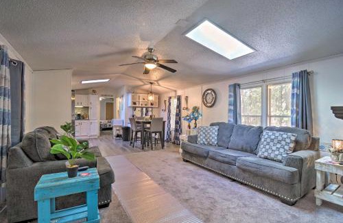 Prudenville House | Houghton Lake Area Home with Fire Pit and Yard!