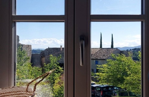 Sauzet House | House at the top of a medieval village in Drôme Provençale.