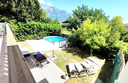 Aix-les-Bains Ski Chalet | House chalet swimming pool near golf hypodrome shops lake 7 min
