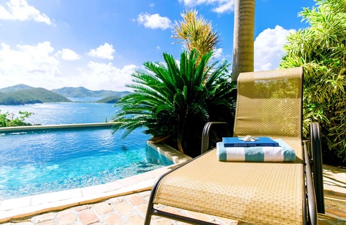 Estate Fortsberg Villa | House of Open Arms Villa, Above Hurricane Hole, White Water Views,Romantic! Pool