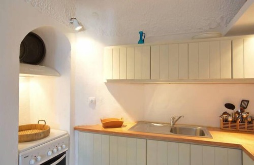 Finikia House | House of the Seven Ships. Cycladic traditional house with sea and sunset view
