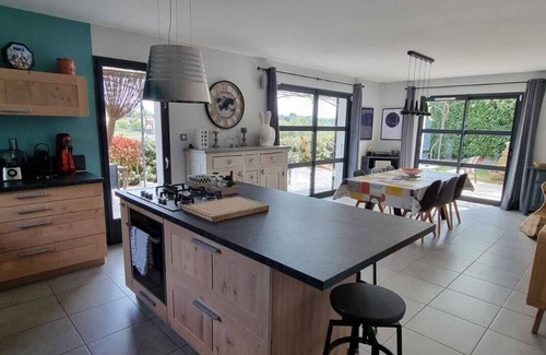Saint-Julien-du-Serre House | House with swimming pool, garden, terrace with panoramic view Ardèche