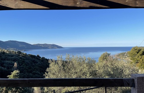 Casaglione Villa | House with astonishing sea view in quiet area, terrasse,garden. All facilities.