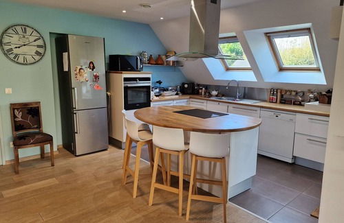 Sallenelles House | HOUSE WITH COVERED HEATED POOL 10m x 4m IN QUIET AREA, SEA AND COUNTRYSIDE.