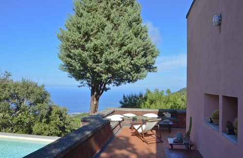Pollina Villa | House with pool, sea views near Cefalu and Castelbuono and beach 10 minutes