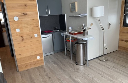 Les Menuires Apartment | HOUSING F1 BIS FOOT OF SLOPES WITH BALCONY RDC FULL SOUTH. DOMAINS 3 VALLEYS