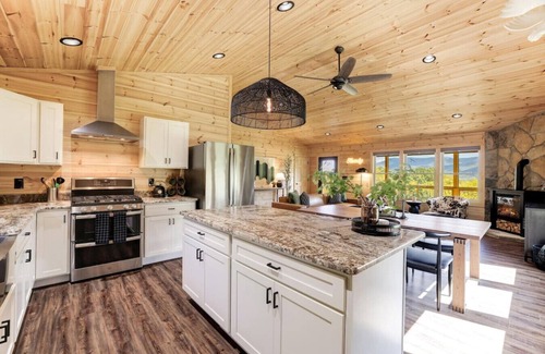 Stanley Cabin | Howdy Cabin: Hot Tub, Stunning Views, EVSE, Wi-Fi