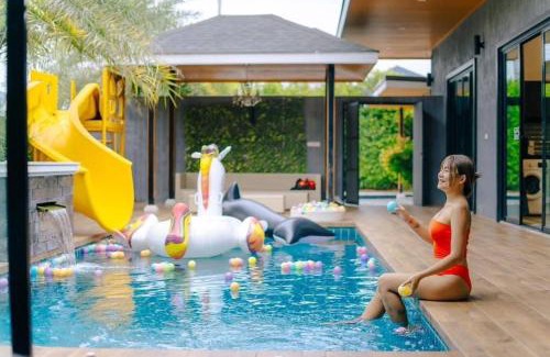 Kao Yai Villa | Hua Hin Pool Villa and Pool table with 3 bedrooms, 3 bathrooms near Cha-Am beach