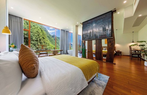 Wulingyuan Hotel | Huagu Jianzhu Guesthouse Zhangjiajie