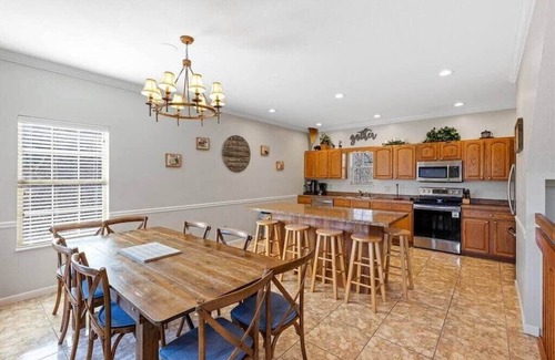 Chalet Village Cabin | Huge 4BD w/Views! Hot Tub + Theater Room & more