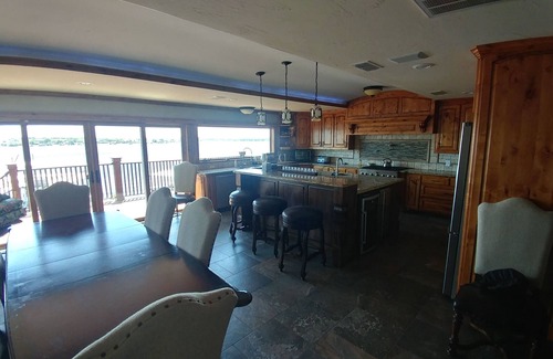 Graford House | Huge Lake Home with beautiful views, dock and lake access - sleeps 19