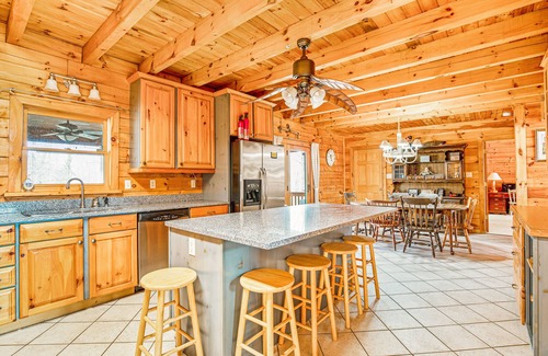 Mineral House | Huge Lakefront Home with private hot tub, dock, and pickle-ball court