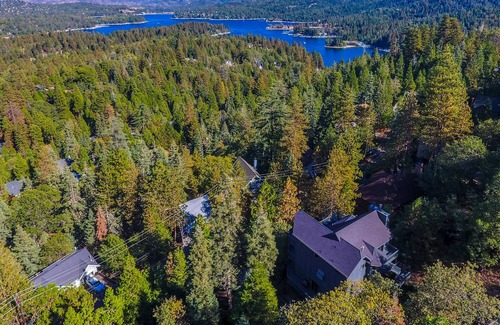Lake Arrowhead House | Huge modern mountain home with lake views.