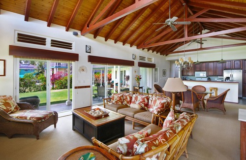 Poipu House | Huge Ocean View Home-40 Second Stroll to the Ocean-Hear the Waves at Night