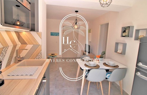 La Capte Apartment | Hyères-Plage La Capte T2 Neuf RDJ/CLiM/WiFi