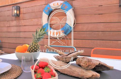 La Capte Apartment | Hyères Plage La Capte T2 Neuf RDJ CLiM WiFi By HC