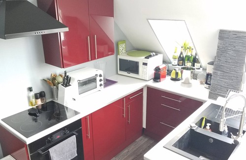 Epernay Apartment | *hyper-center Epernay Penthouse (43sm) 1bd Apartment w/elevator,washer