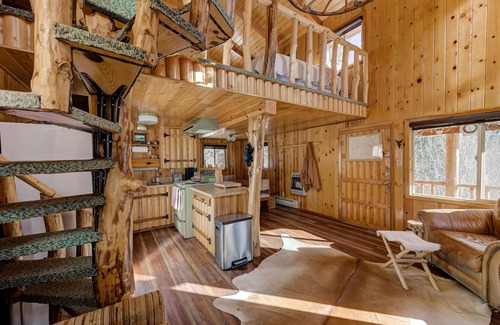 Red River Cabin | Iconic Mountain Cabin | River | Couples | Peaceful (pet-friendly)