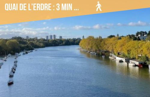 Joneliere - Universite Apartment | Idéal couple Appartement 1 chambre Cosy et calme pour visiter Nantes