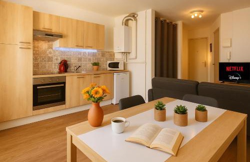 Saint-Etienne Apartment | IDÉAL Pro & Familles, Au Calme, Tout Confort, Netflix et Disney Plus