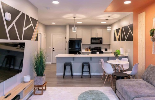 Spartanburg Apartment | Ideal for long stays, great location, King bed!