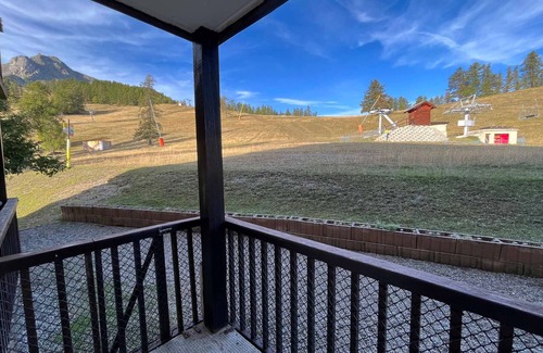 Le Super-Sauze Apartment | Ideally Located Studio in Les Cimes Residence at Super-Sauze, Ski-In/Ski-Out