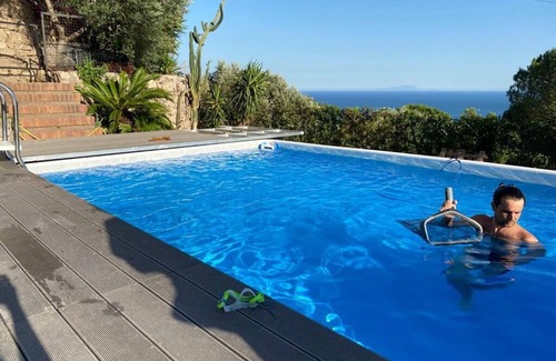 Formia House | Il Casale, elegant villa with stunning sea views