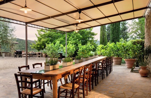Greve in Chianti Villa | Il Casolese Vignamaggio Private Pool