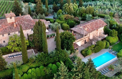 Greve in Chianti Villa | Il Casolese Vignamaggio Private Pool
