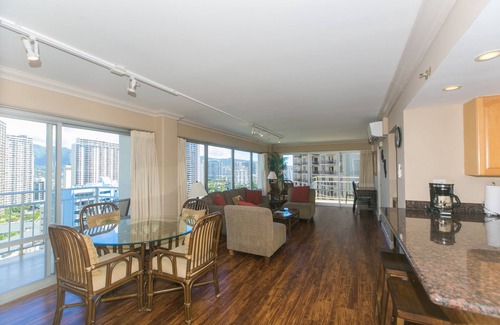 Waikiki Condo | Ilikai Hotel - Two-Bedroom Suite that overlooks the Waikiki City Lights! No Resort Fees!