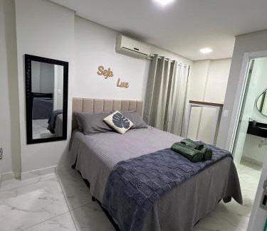 Tocantins Apartment | Imóvel climatizado, localizado em um prédio novo e equipado com tudo o que você precisa para uma experiência de hospedagem incrível na cidade de Toledo.