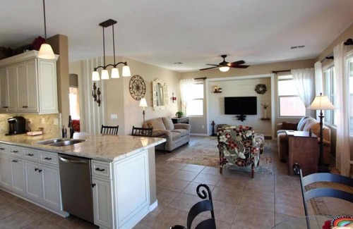 Springfield Lakes House | Impeccable 2BR/2BA home with pool in Solera 55+ Resort Community.
