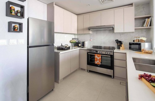 Bur Dubai Apartment | Impressive 2BR w Dubai Frame Views - Near Metro!