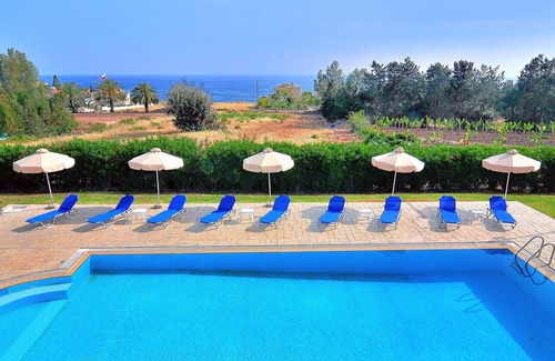 Pegeia Villa | Impressive Large Villa, Huge Pool, Large Garden, Quiet area, Coral bay Paphos