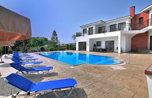Pegeia Villa | Impressive Large Villa, Huge Pool, Large Garden, Quiet area, Coral bay Paphos