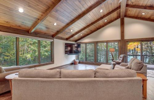 Presque Isle House | Impressive Presque Isle Lake House with Water Access