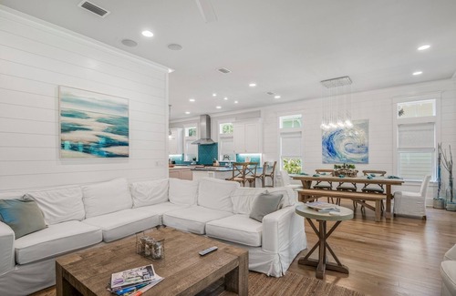 WaterSound West Beach House | In Beautiful Watersound West - Deeded Beach Access - Pool - 4 Bikes - 'Sea D'Light'