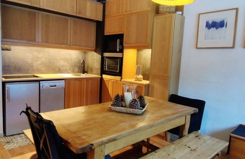 Prapoutel Apartment | In Prapoutel: 2-room cabin, ski-in/ski-out, balcony, 4th floor