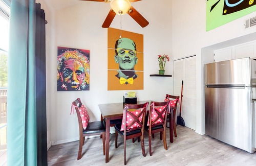 Table Rock Condo | Incredible condo with fireplace, kitchen, balcony & W/D - dog-friendly