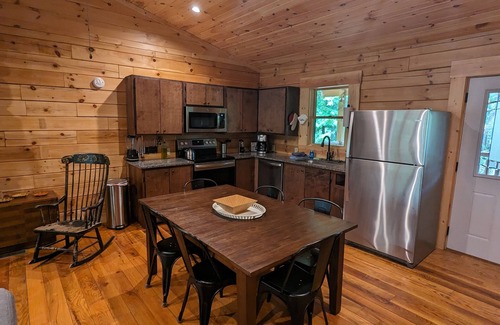 Laurelville Cabin | Incredible secluded cabin featuring amazing forest views off of the back deck!