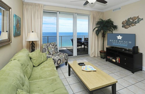 West Panama City Beach Condo | INCREDIBLE VIEWS!! ROOM FOR 6!!BCH SRVC INCL!!!