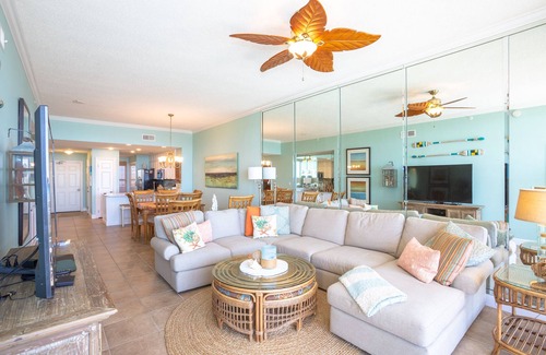 Navarre Beach Condo | Incredible views from the balcony of this gorgeous Gulf front unit!