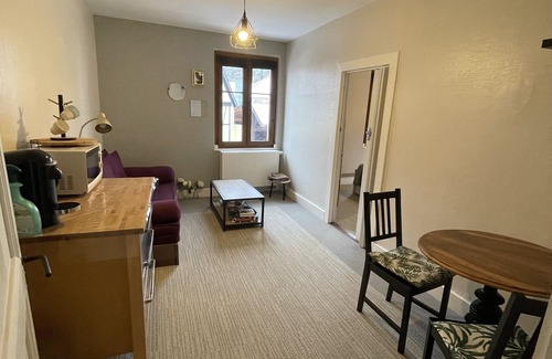 Andlau House | Independent 30m2 studio: bedroom, living room, bathroom