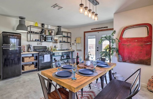 Twentynine Palms House | Indie-Eclectic Desert Home w/Hot Tub + Patio